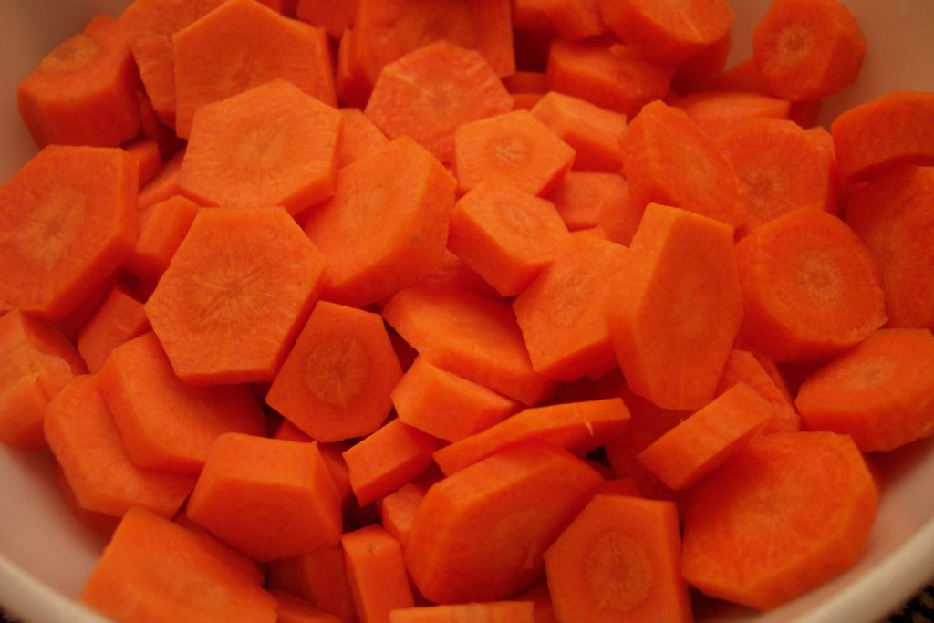  To keep your sore throat and nasal congestion from getting worse eat plenty of carrots and sweet potatoes