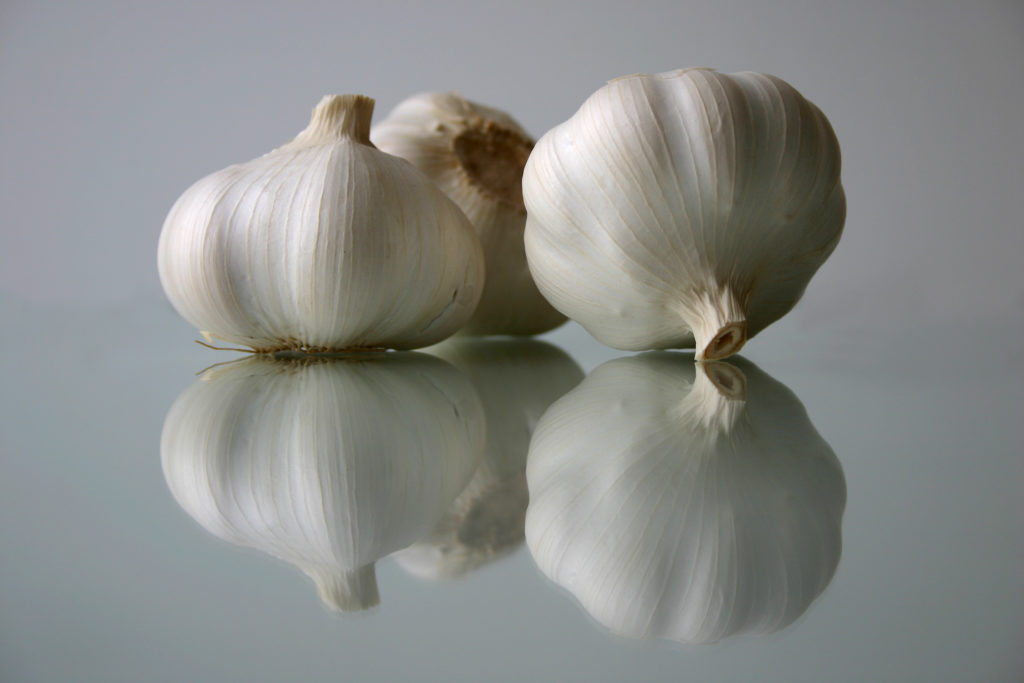 Garlic won’t only keep those pesky vampires away but are also loaded withCalcium, potassium, and sulfuric compounds, so you can be thankful to those small white cloves for more than just awesome flavor in your foods
