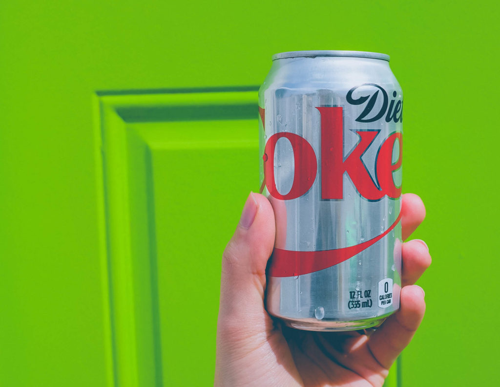 The unwanted effects from diet soda show up in the form of obesity (The amino acid phenylalanine in aspartame out-competes all the other at enzyme sites in the body)