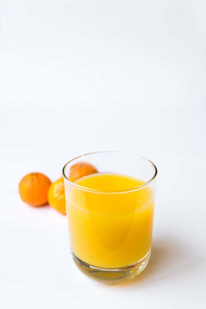 Orange Juice and milk should be avoided when taking antibiotics