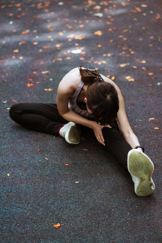 Where a muscle is gently stretched and held in the stretched position for 10-30 seconds.  This is generally considered the safest method of stretching. 